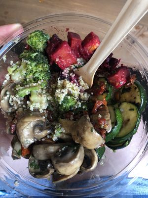 made my own Buddha bowl at Manduca - Takeaway in Barcelona