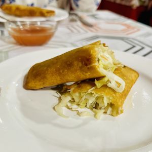 Vegan spring roll (huge!)   at Chino Imperial in Calpe