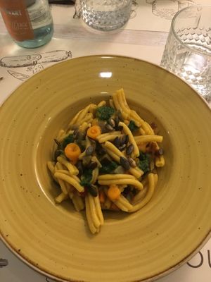 Casereccj with vegetables at Gourmetteria in Padua