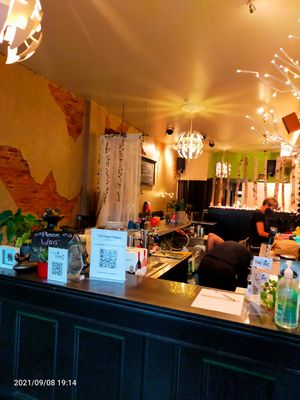 Wonderful ambience. at The Vegan Hippie Chick in Welland