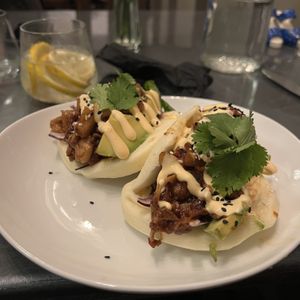 Tangy Asian Pulled Jackfruit Bao Buns   at The Vegan Hippie Chick in Welland