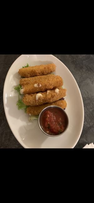 Vegan mozz sticks   at The Vegan Hippie Chick in Welland
