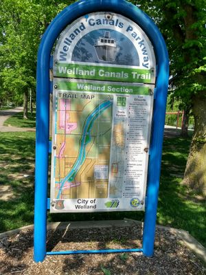 Trail 1 block away at The Vegan Hippie Chick in Welland