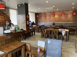 Inside at Lucky Little Dumplings in Bundoora