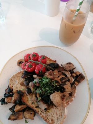 Mushrooms on toast at South Street Kitchen in Sheffield