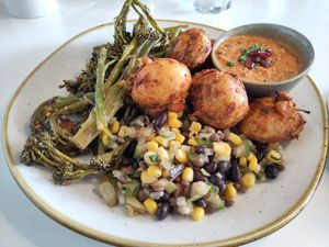 Three salad plate at South Street Kitchen in Sheffield