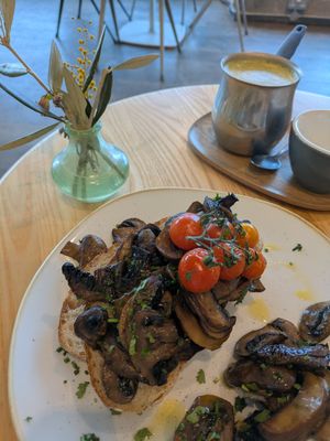 Mushrooms on toast at South Street Kitchen in Sheffield