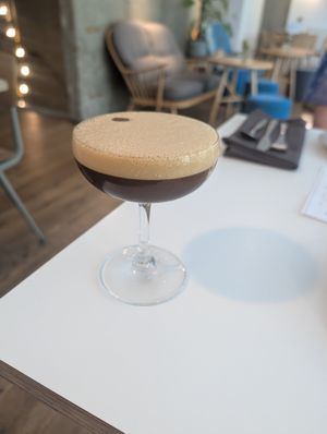 Vegan espresso martini at South Street Kitchen in Sheffield