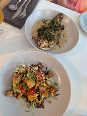 Vegan mains at South Street Kitchen at South Street Kitchen in Sheffield
