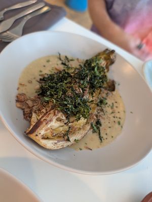 Hispi cabbage at South Street Kitchen in Sheffield