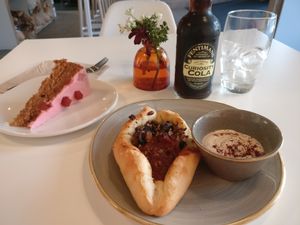 Turkish pastry and cake at South Street Kitchen in Sheffield