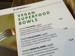 superfood menu  at Nährstoff-Reich in Bochum