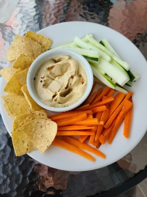 Hummus at Martha's Cafe Belize in Belize City