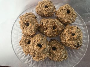 Vegan oatmeal cookies  at Martha's Cafe Belize in Belize City