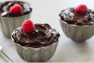 Vegan Choclate Pudding at Martha's Cafe Belize in Belize City