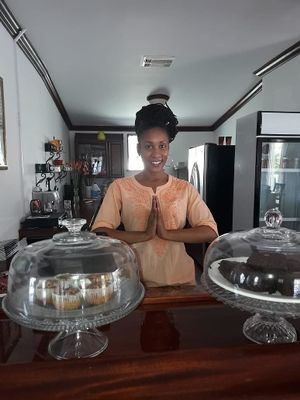 Wonderful staff at Martha's Cafe Belize in Belize City