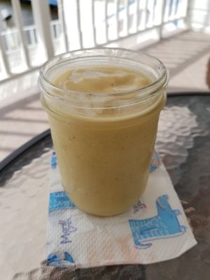Smoothie at Martha's Cafe Belize in Belize City