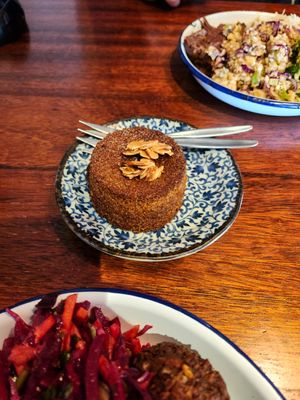 Carrot cake dessert at Big Fig in Wanaka