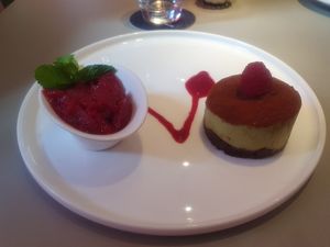 Dessert - Avocado Cheesecake at Joma in Vienna