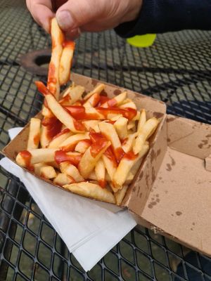 Small chips at Laziko Kebabs & Gozleme in Margate