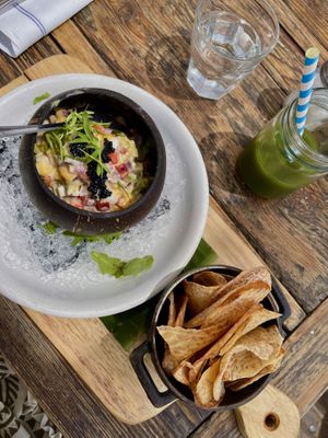   at Malibu Farm Pier Cafe in Malibu