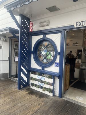   at Malibu Farm Pier Cafe in Malibu