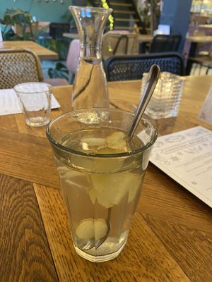 Ginger tea  at Karibu Cafe in Utrecht