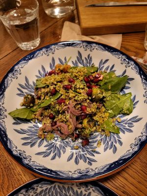 Noodle salad at Karibu Cafe in Utrecht