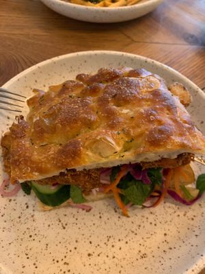 Cauliflower sandwich at Karibu Cafe in Utrecht