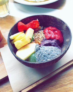 Acai bowl! at Karibu Cafe in Utrecht