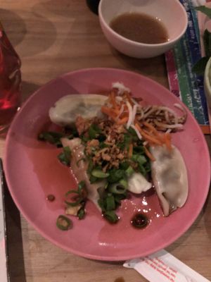 Vegetarian dumplings  at Anan Saigon Streetfood in Utrecht