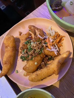 vegan shrimps   at Anan Saigon Streetfood in Utrecht