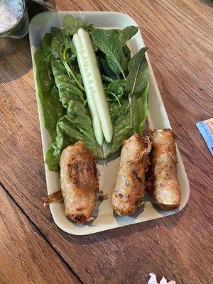 62. vegan egg fried rolls   at Anan Saigon Streetfood in Utrecht