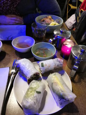 Rice paper rolls at Anan Saigon Streetfood in Utrecht