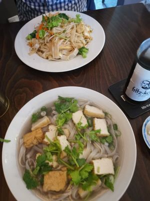 Pho with Tofu and Pho Xa at Myha in Ulm