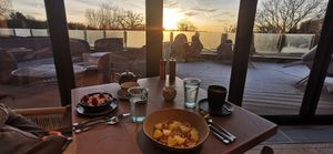 Breakfast at South Lodge Hotel in Lower Beeding