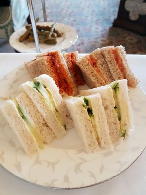 vegan sandwiches at South Lodge Hotel in Lower Beeding