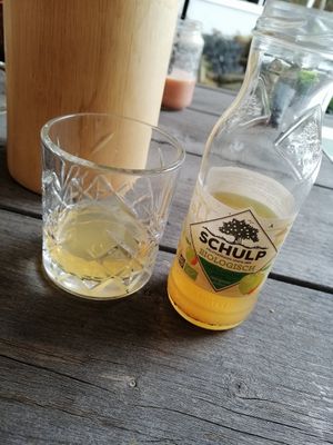 Apple juice at Black & White Kafe in Breda