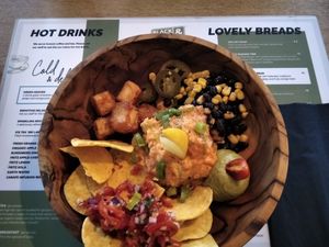 mexican bowl at Black & White Kafe in Breda