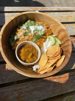 Lekkere dahl  at Black & White Kafe in Breda