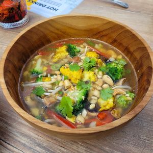 Vietnamese Pho at Black & White Kafe in Breda