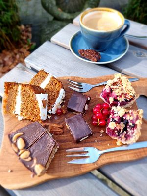 Selection of desserts! (10,50€) at Black & White Kafe in Breda