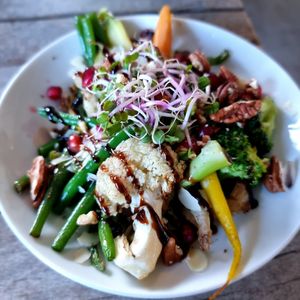 Roasted vegs , side dish at Black & White Kafe in Breda