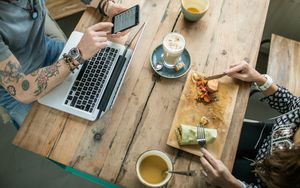 A place for work, lunch and sports at Black & White Kafe in Breda