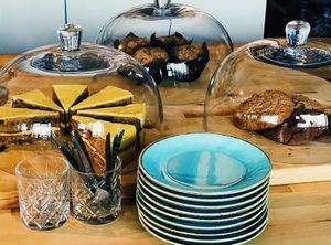 Sweets! Nomnomnom... at Black & White Kafe in Breda