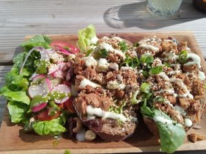 Happy pork at Black & White Kafe in Breda