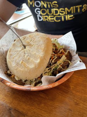 Döner kebab  at Ping Pong Parck in Amsterdam