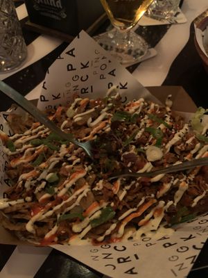 Kebab plate  at Ping Pong Parck in Amsterdam