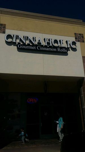 outside at Cinnaholic in Henderson