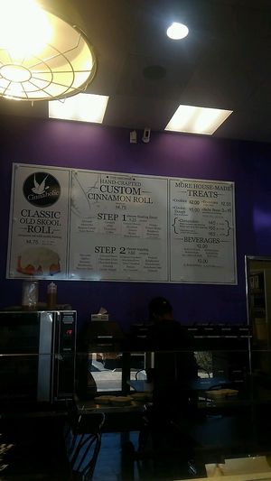 menu at Cinnaholic in Henderson